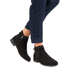 Super Me Botas bajas de otoño negro 1