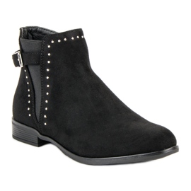 Super Me Botas bajas de otoño negro 3