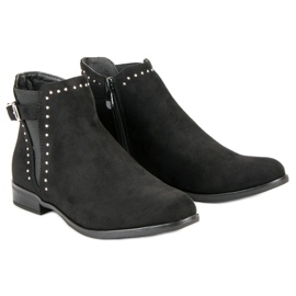 Super Me Botas bajas de otoño negro 6