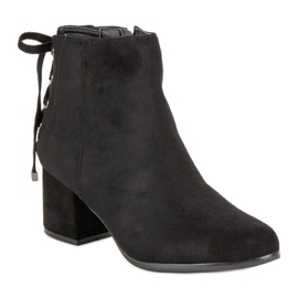 Botas de mujer con ribete negro 2
