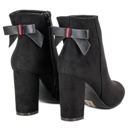 Ideal Shoes Botas negras con estilo negro 1