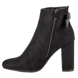 Ideal Shoes Botas negras con estilo negro 6