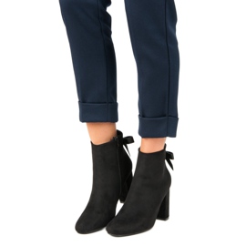 Ideal Shoes Botas negras con estilo negro 3