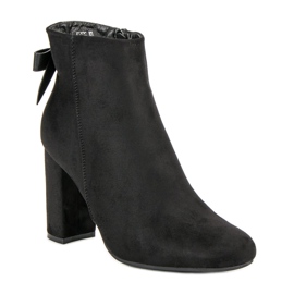 Ideal Shoes Botas negras con estilo negro 5
