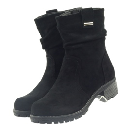 Botas Filippo de ante negro 3