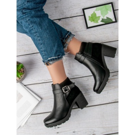 Anesia Paris Botines negros en un poste 6