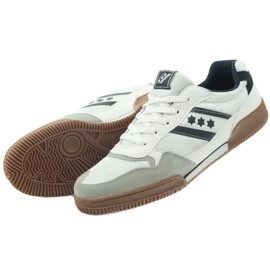 Zapatillas de interior Rucanor Balance blanco gris azul marino 4