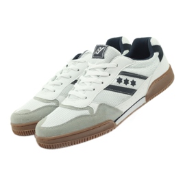 Zapatillas de interior Rucanor Balance blanco gris azul marino 3