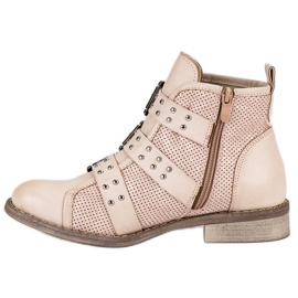 Sweet Shoes Botas rosa claro negro rosado 4