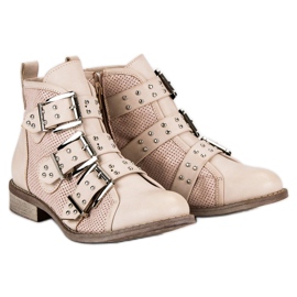 Sweet Shoes Botas rosa claro negro rosado 6