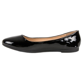 Top Shoes Bailarinas lacadas negro 3