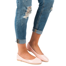 Top Shoes Bailarinas lacadas rosado 7