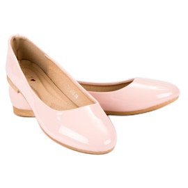 Top Shoes Bailarinas lacadas rosado 4