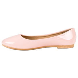Top Shoes Bailarinas lacadas rosado 3