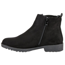 Queen Vivi Botas Chelsea con estilo negro 4