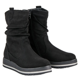 Kayla Botines plataforma negros 3