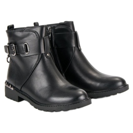 Groto Gogo Botas de trabajo cómodas negro 5