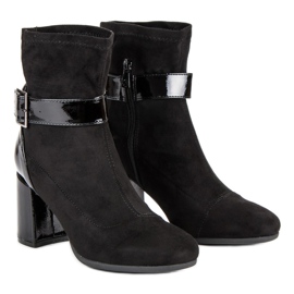 Kylie Botas elegantes de tacón alto negro 3