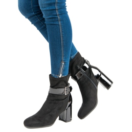 Kylie Botas elegantes de tacón alto negro 5