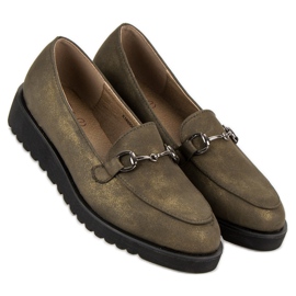 Kylie Mocasines con estilo verde 7