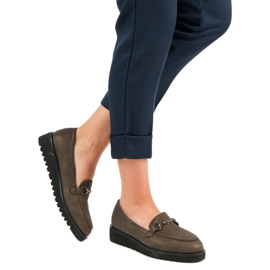 Kylie Mocasines con estilo verde 1