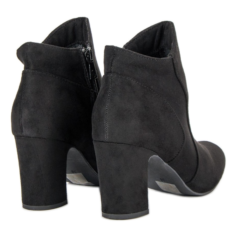 Kylie Botas de gamuza elegantes negro 1