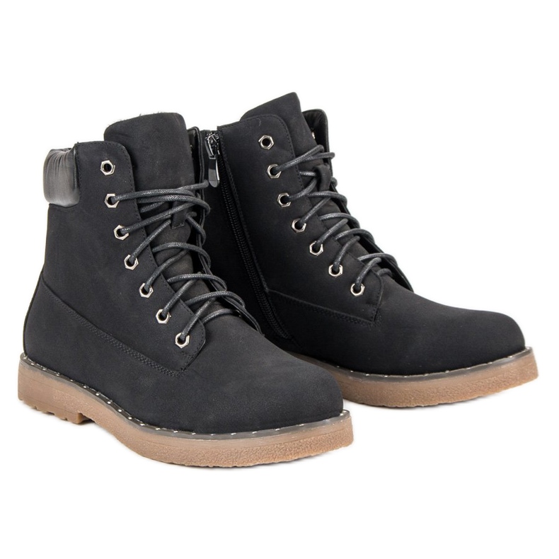 Bestelle Botas de montaña negras negro 1