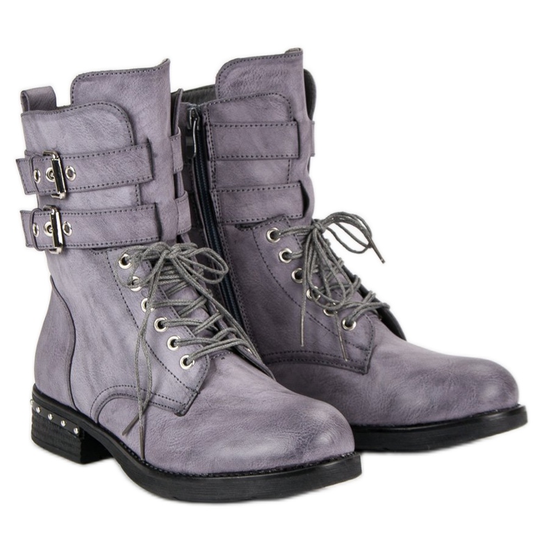 Super Me Botas cómodas azul 1 Super Me Botas cómodas azul 1