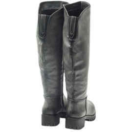 M.Daszyński Botas con fondo grueso Daszyński MR1813 gris 4