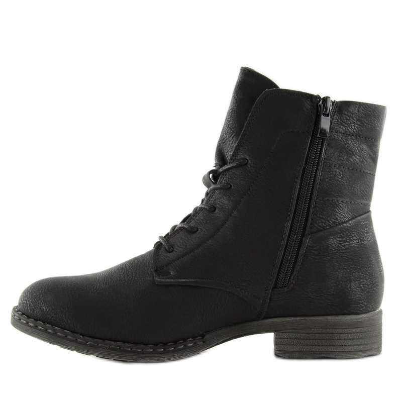 Botas negras con cordones 6177 Black negro 1