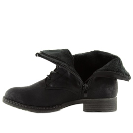 Botas negras con cordones 6177 Black negro 4