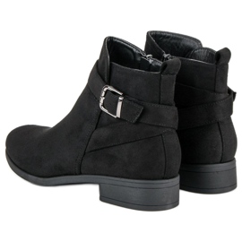 Top Shoes Botines clásicos con cremallera negro 2