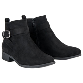 Top Shoes Botines clásicos con cremallera negro 3