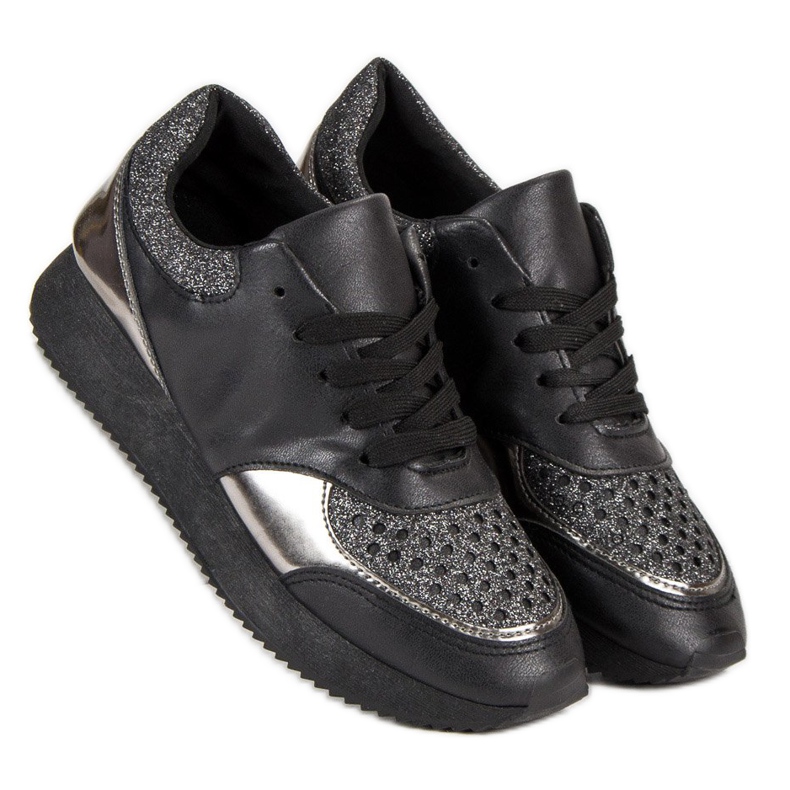 Zapatillas de moda negro 2 Zapatillas de moda negro 2