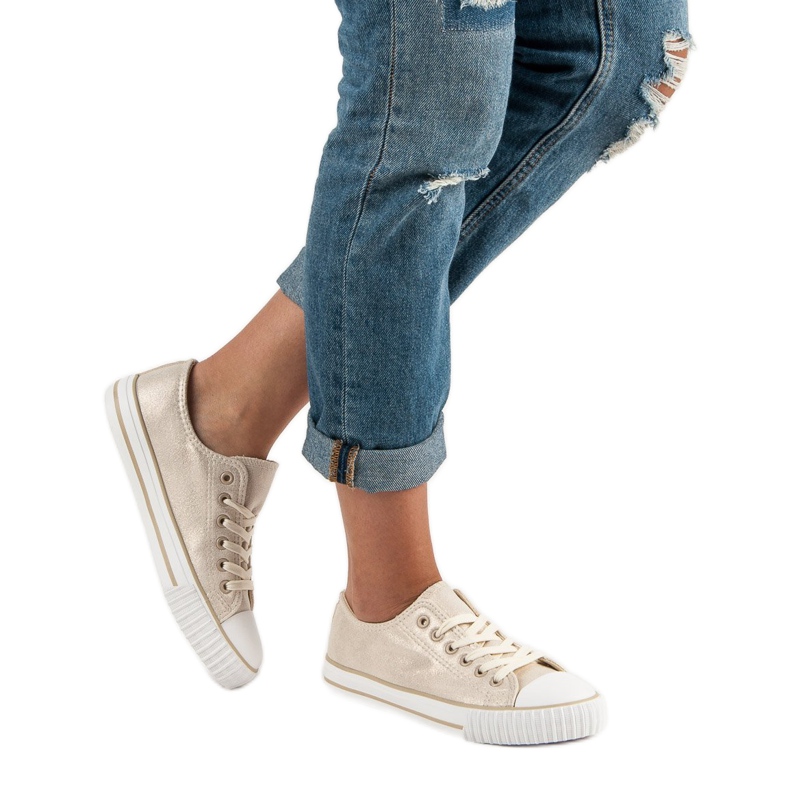 Zapatillas doradas dorado 1