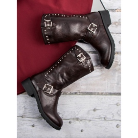 SDS Botas de trabajo alto marrón 2