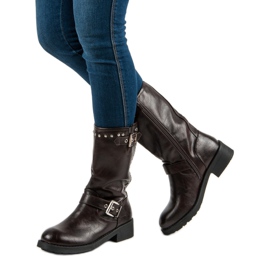 SDS Botas de trabajo alto marrón 1