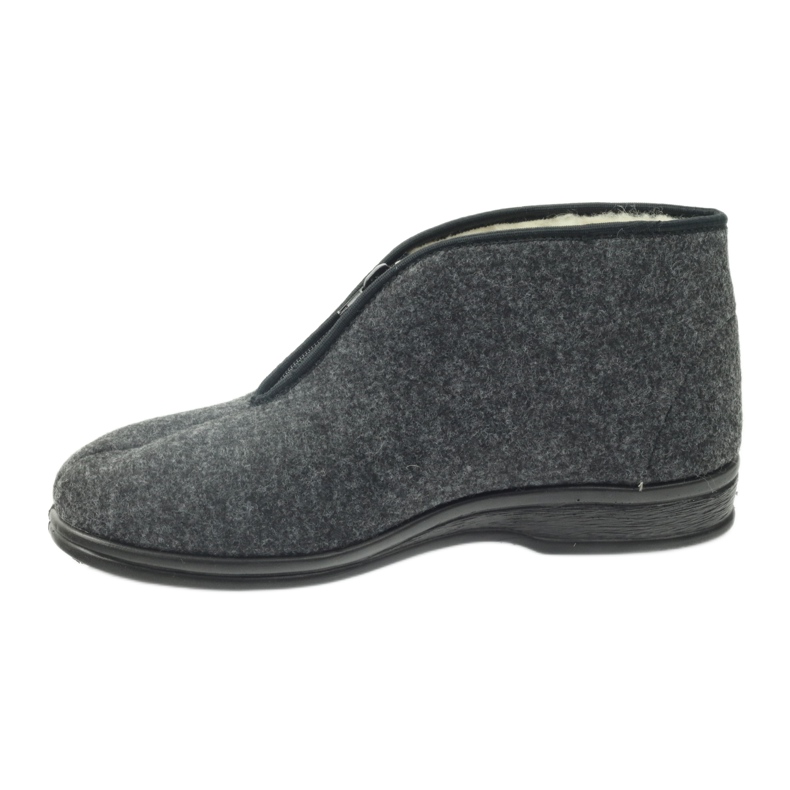 Zapatos zapatillas de abrigo hombre befado 100M047 gris 1 Zapatos zapatillas de abrigo hombre befado 100M047 gris 1
