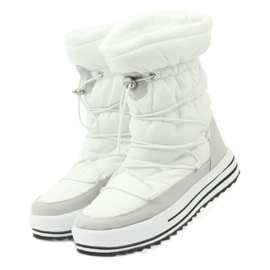 Botas de nieve deportivas con piel DK blanco 3 Botas de nieve deportivas con piel DK blanco 3