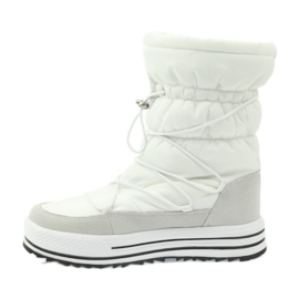 Botas de nieve deportivas con piel DK blanco 2 Botas de nieve deportivas con piel DK blanco 2