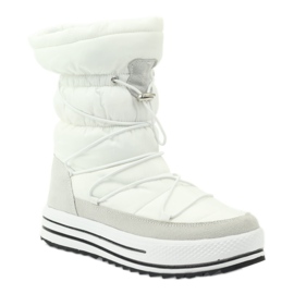 Botas de nieve deportivas con piel DK blanco 1 Botas de nieve deportivas con piel DK blanco 1