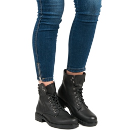 Bestelle Botas de rock workery negro 1 Bestelle Botas de rock workery negro 1