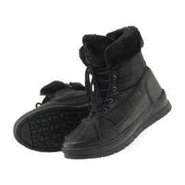 Botas de nieve deportivas con piel DK negro 4