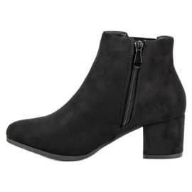 Nio Nio Botines Chelsea de ante negros 3