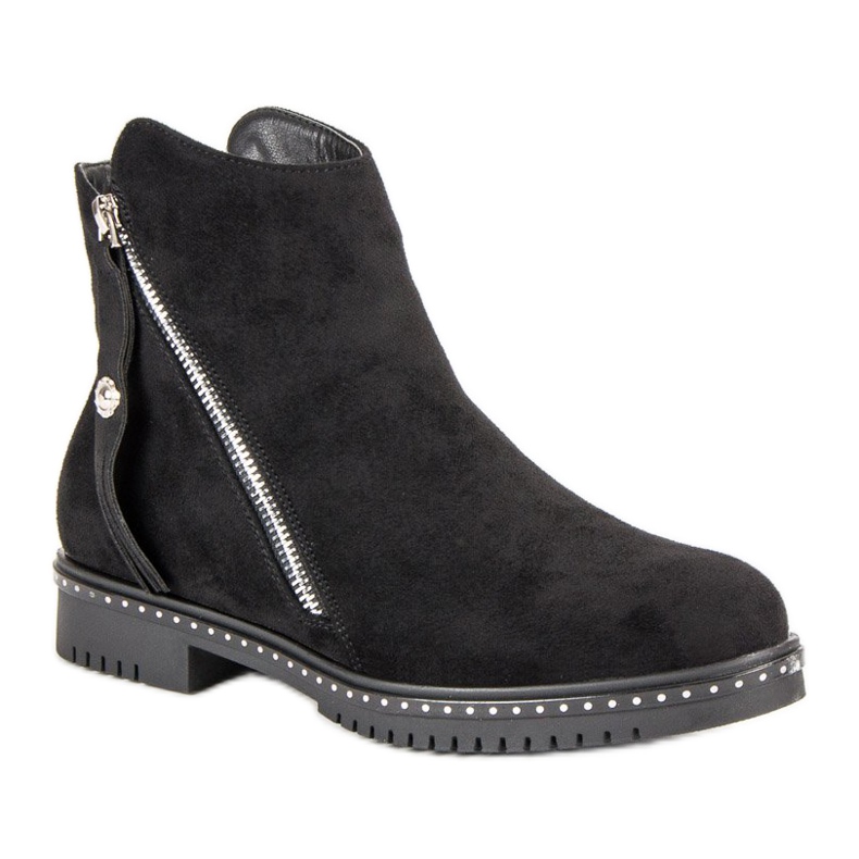Queentina Cómodas botas de otoño negro 2