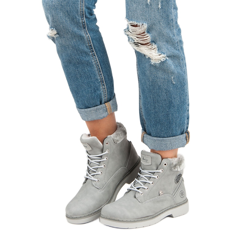 American Club Tramperos americanos cálidos gris 1