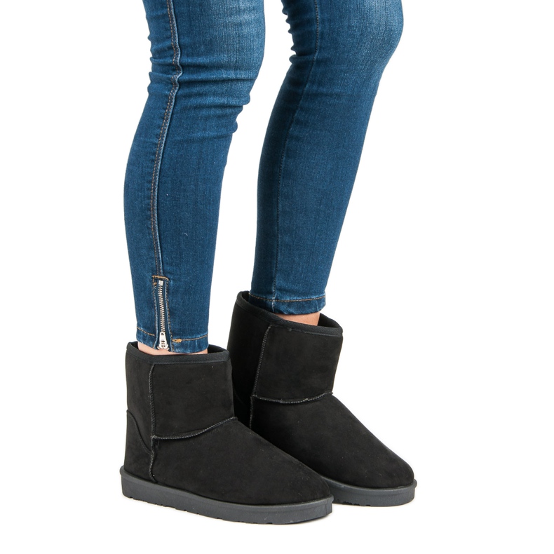 Vices Vicios de gamuza mukluki negro 1