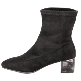 Kylie Botas negras sin cordones negro 2