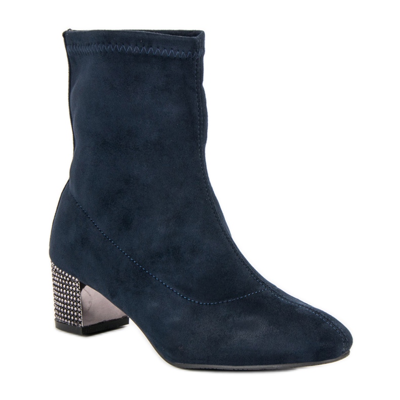 Kylie Botas sin cordones azul marino 1
