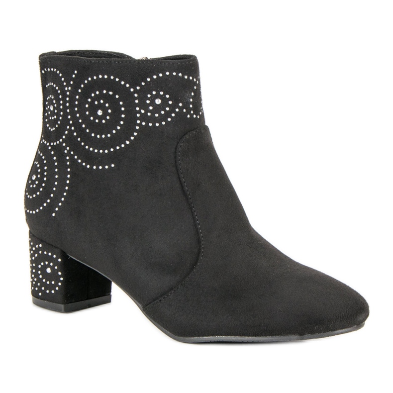 Botas de gamuza con estilo negro 2